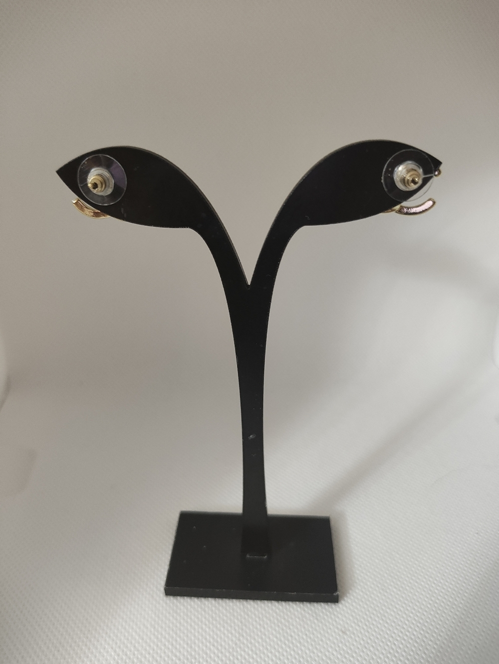 Elegant Gold and Silver With A Unique Branding Earrings - Picture 4 of 8